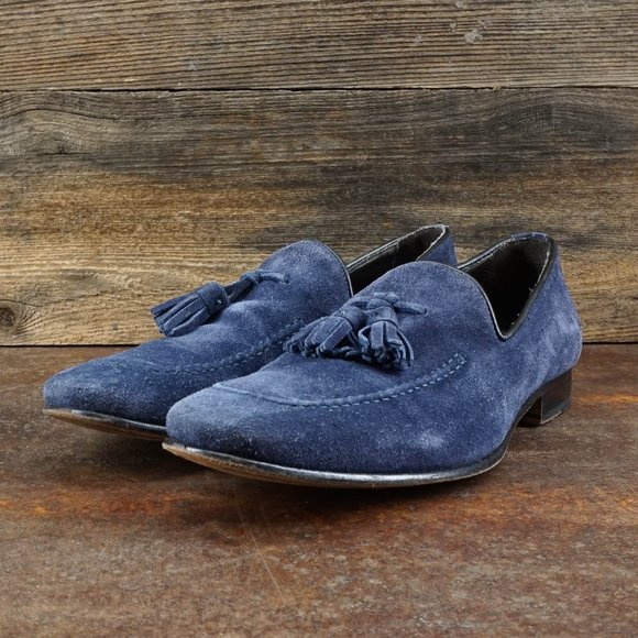 russell and bromley suede loafers